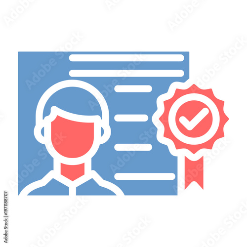 Digital Certificate Vector Icon