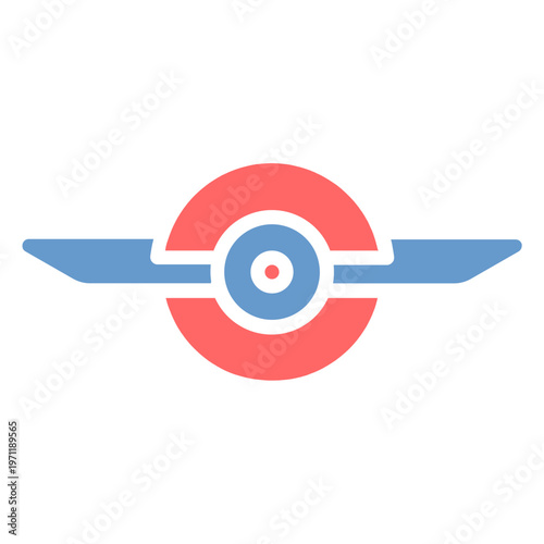 Single Wheel Skateboard Vector Icon