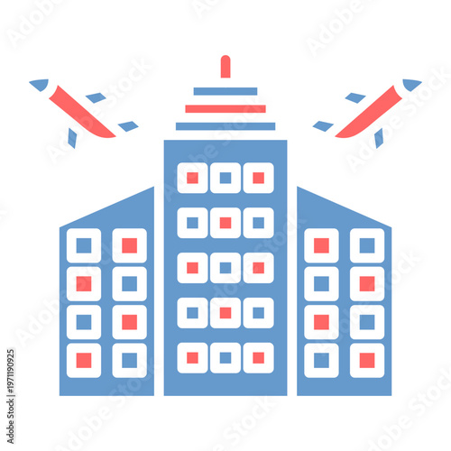 City Vacation Vector Icon