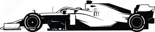 formula, racing, car, silhouette, motorsport, speed, racecar, aerodynamic, vehicle, track, competition, sport, fast, driver, performance, racingcar, circuit, technology, automotive, design