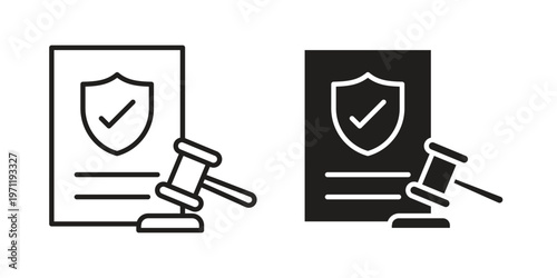 Code of conduct icon concepts pack. icon set vector illustrations eps10