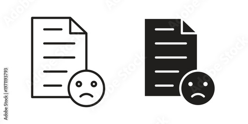 Complaint icon concepts pack. icon set vector illustrations eps10