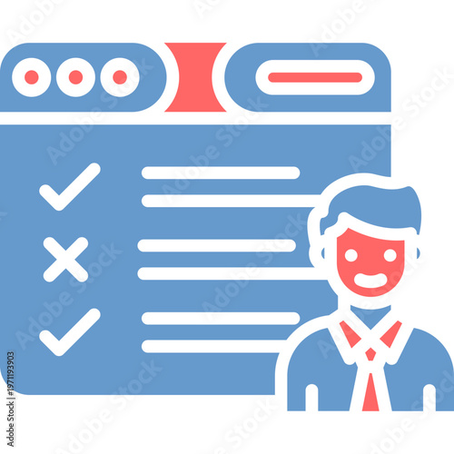 Manual Testing Vector Icon