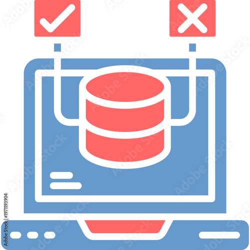 Test Data Vector Icon