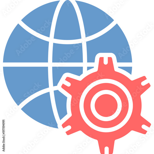 Network Optimization Vector Icon