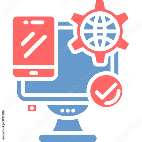 Network Compatibility Vector Icon