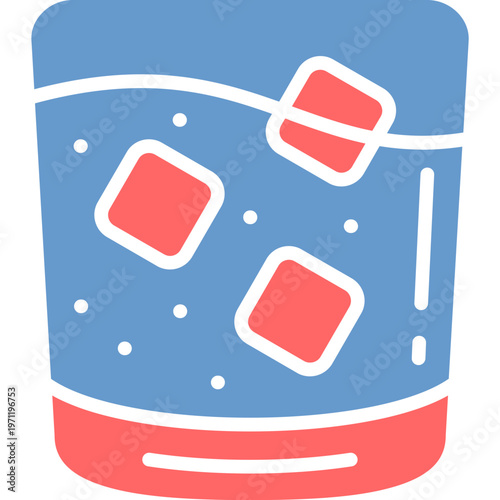 Whiskey glass Vector Icon