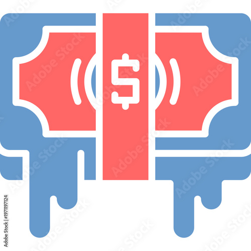Dirty Money Vector Icon