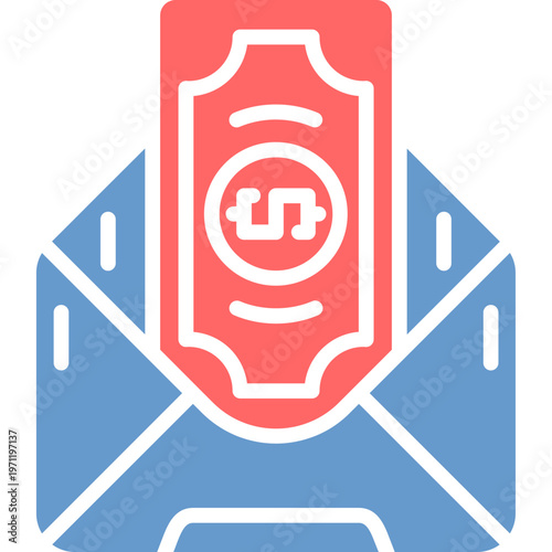 Payoff Envelope Vector Icon