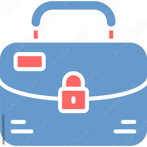 Secret Briefcase Vector Icon