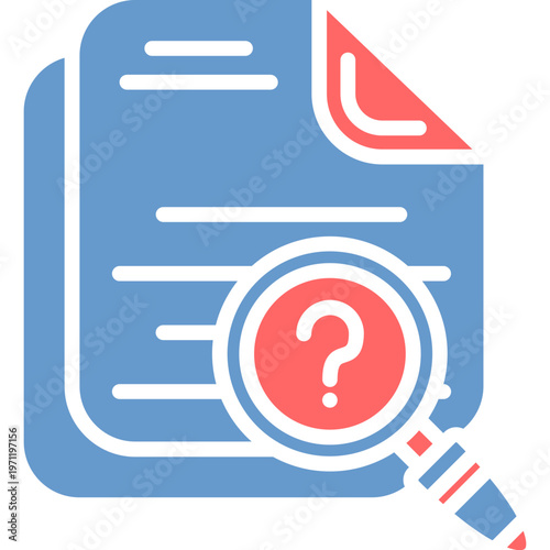 Fake Evidence Vector Icon