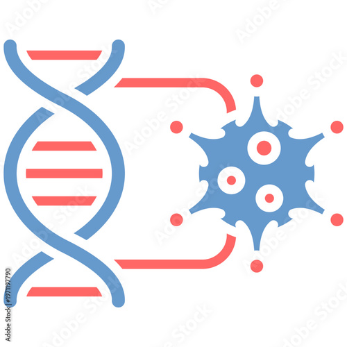 Viral Mutation Vector Icon