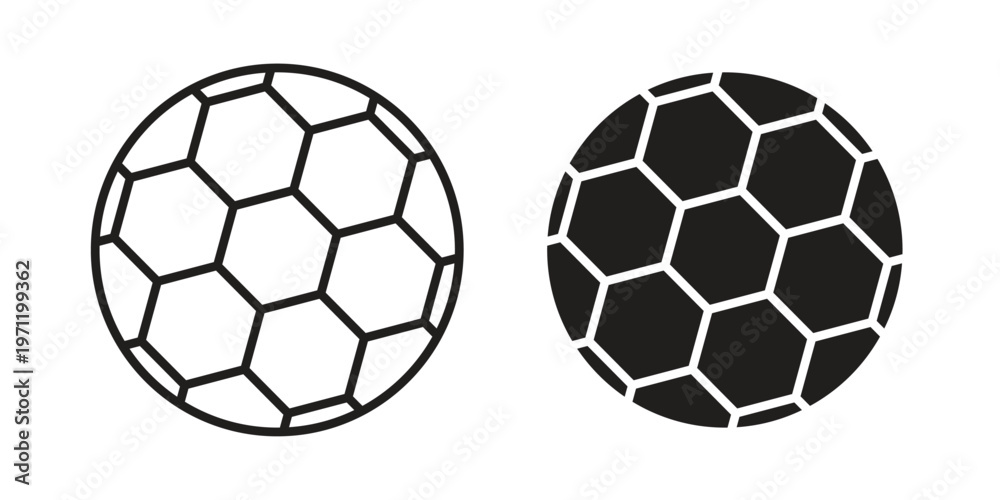 Φωτογραφία Football icon concepts pack. icon set vector illustrations eps10