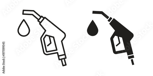 Fuel icon concepts pack. icon set vector illustrations eps10