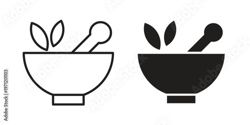 Herbal medicine icon concepts pack. icon set vector illustrations eps10