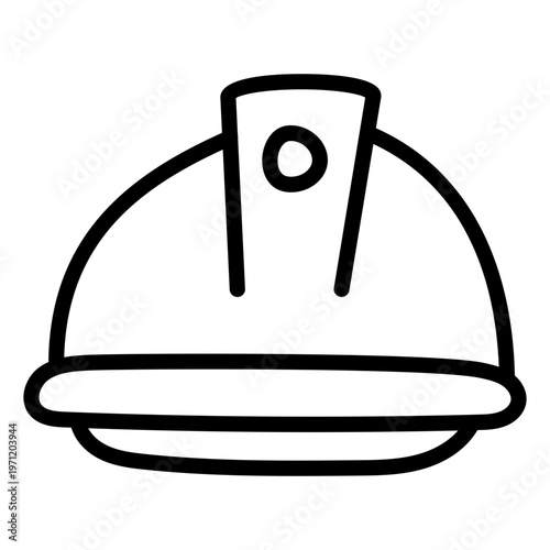 Modern design icon of hard hat