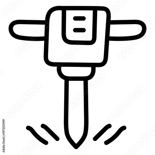 Premium download icon of hand drill machine