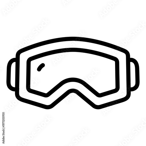 Vector design of welding glasses 