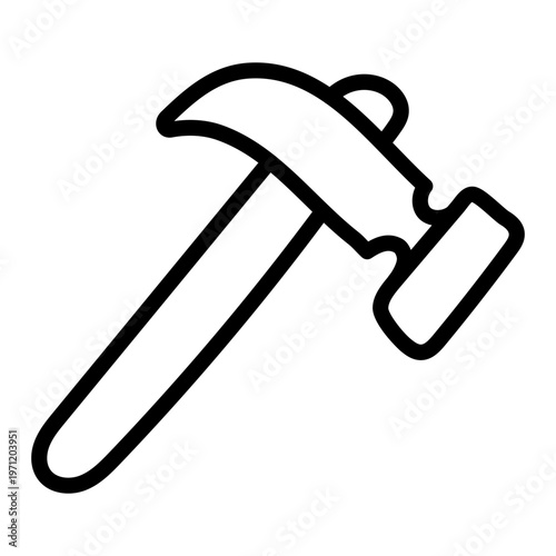 Modern design icon of pickaxe