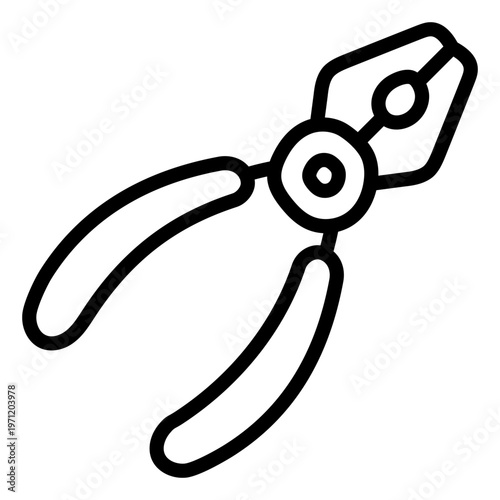 Creative design icon of plier