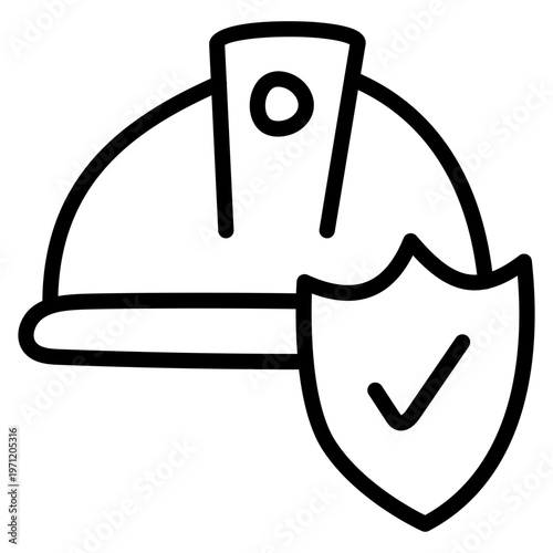 Modern design icon of labour security 