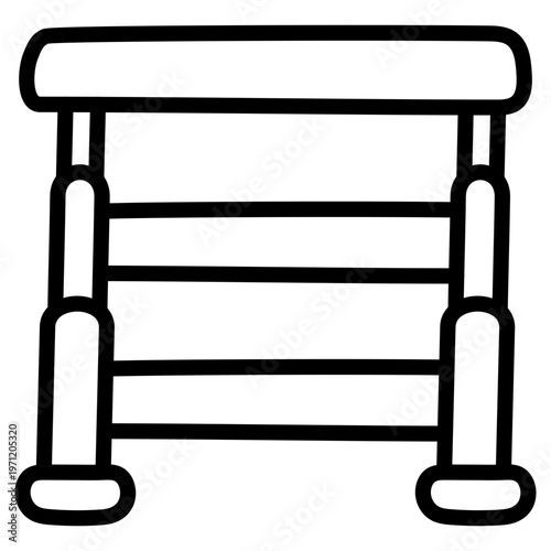 Trendy vector design of ladder