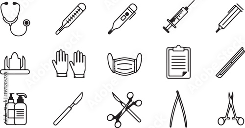 Medical equipment and protective gear for healthcare professionals