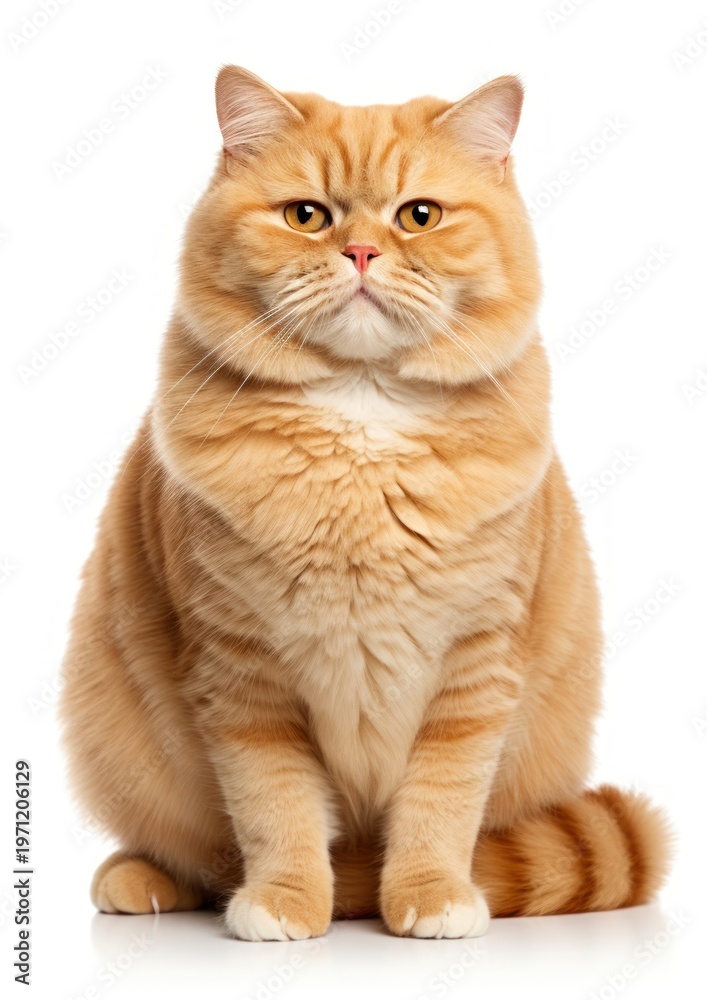 Obraz premium Orange cat animal mammal manx.