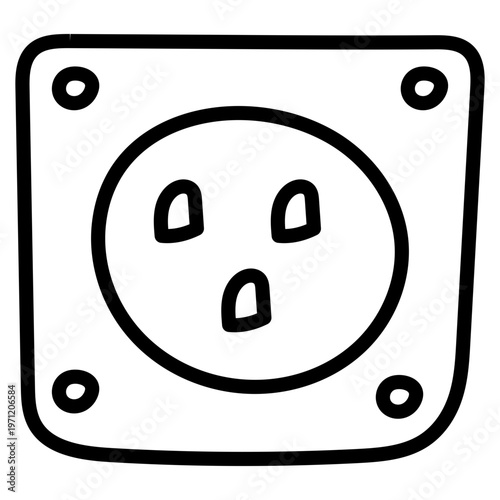 Photos Modern design icon of receptacle