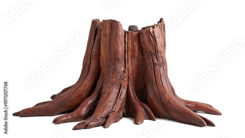 Ancient Isolated Rosewood Tree Trunk