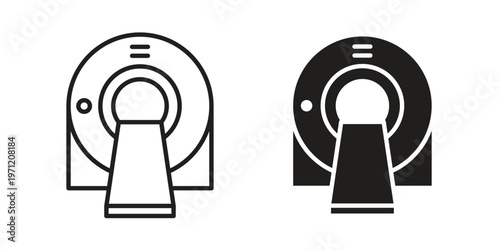 MRI icon concepts pack. icon set vector illustrations eps10