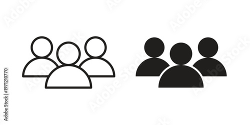 people icon concepts pack. icon set vector illustrations eps10