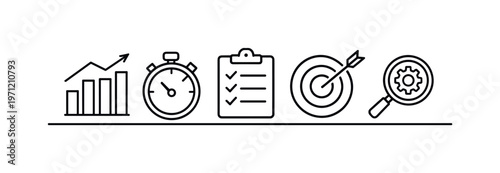 Productivity analytics and performance tracking for measuring efficiency and optimizing daily work output in professional environments, bar chart