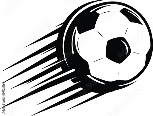 3D vector illustration of a grunge soccer ball sphere on a black background, representing a professional football competition symbol for a sports championship game or team goal icon design