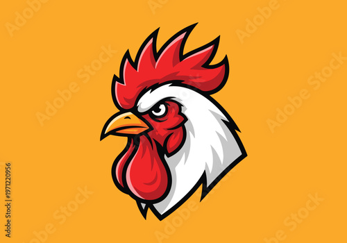 Rooster head mascot logo for gaming: Gaming logo - Gaming Mascot - esport mascot vector illustration  Logo, Mascot, E-Sport, vector mascot - Mascot Logo