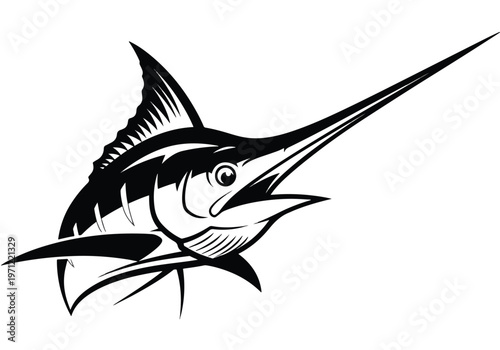 Marlin fish mascot vector graphic design: Gaming logo - Gaming Mascot - esport mascot vector illustration  Logo, Mascot, E-Sport, vector mascot - Mascot Logo