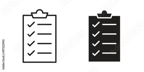 Task list icon concepts pack. icon set vector illustrations eps10