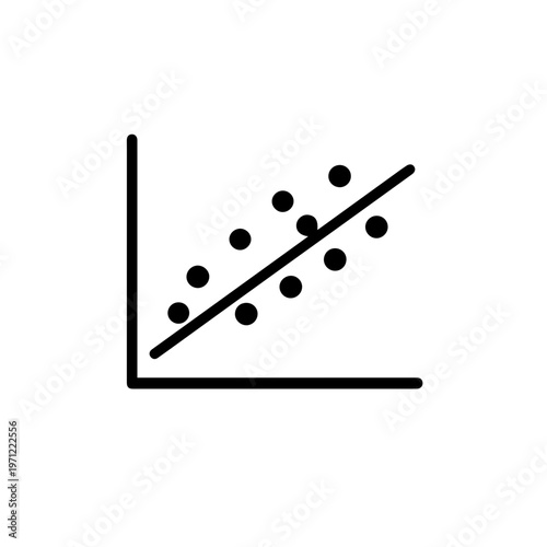 Correlation Graph Icon