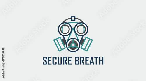 Gas Mask Secure Breath Logo.