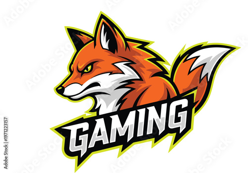 Orange fox mascot logo for gaming teams: Gaming logo - Gaming Mascot - esport mascot vector illustration  Logo, Mascot, E-Sport, vector mascot - Mascot Logo