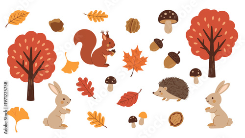 Life cycle illustration featuring a brown hen, a white egg, and two fluffy yellow chicks arranged in a row for educational animal study purposes.