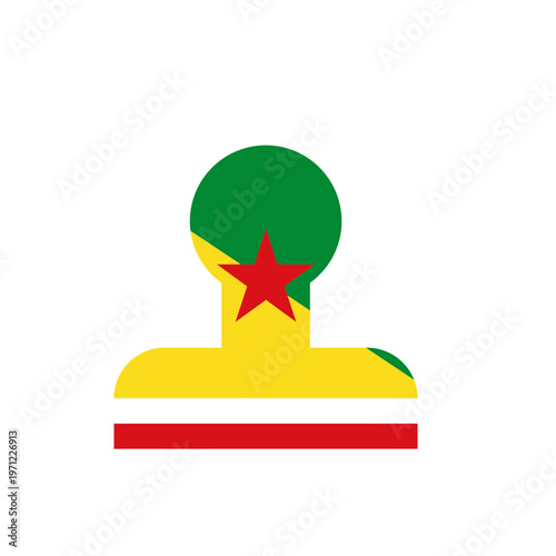 French Guiana Male Id Card In Icon 41
