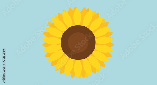 Vibrant illustration of a sunflower.