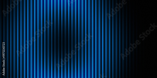Abstract blue glowing vertical lines create a dynamic, modern, and high-tech background pattern, perfect for digital designs, futuristic presentations, or a contemporary web banner design.