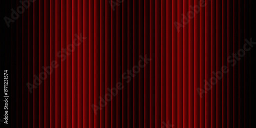 Abstract background featuring parallel red vertical lines gradually fading into darkness at the edges, creating a dynamic visual effect suitable for various design projects and digital presentations.