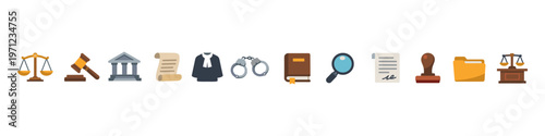 Law And Justice Icons Collection