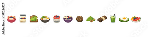 Healthy Food Icons Collection