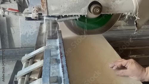 industrial marble and stone cutting machine