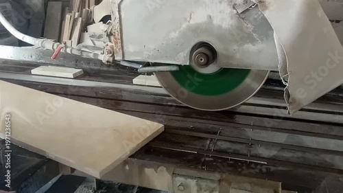 industrial marble and stone cutting machine