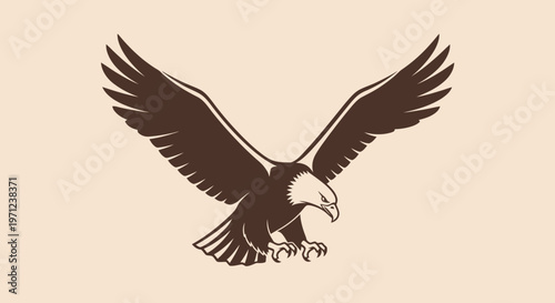 A majestic eagle in flight, a symbol of freedom, strength and soaring to new heights